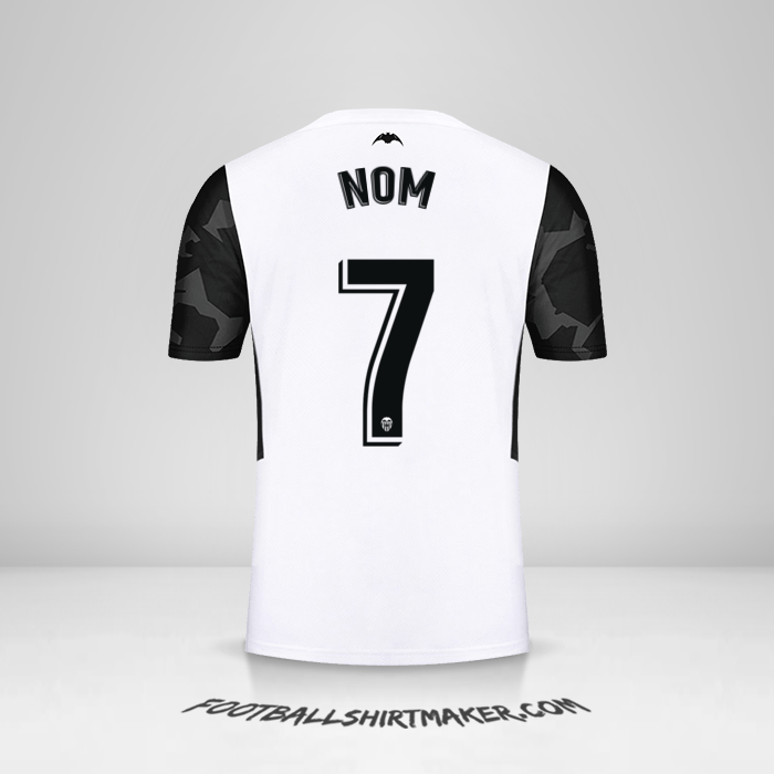 Maillot Valencia CF 2021/2022 -  nom - 7