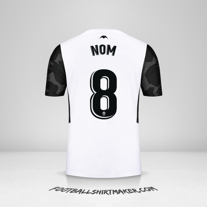 Maillot Valencia CF 2021/2022 -  nom - 8