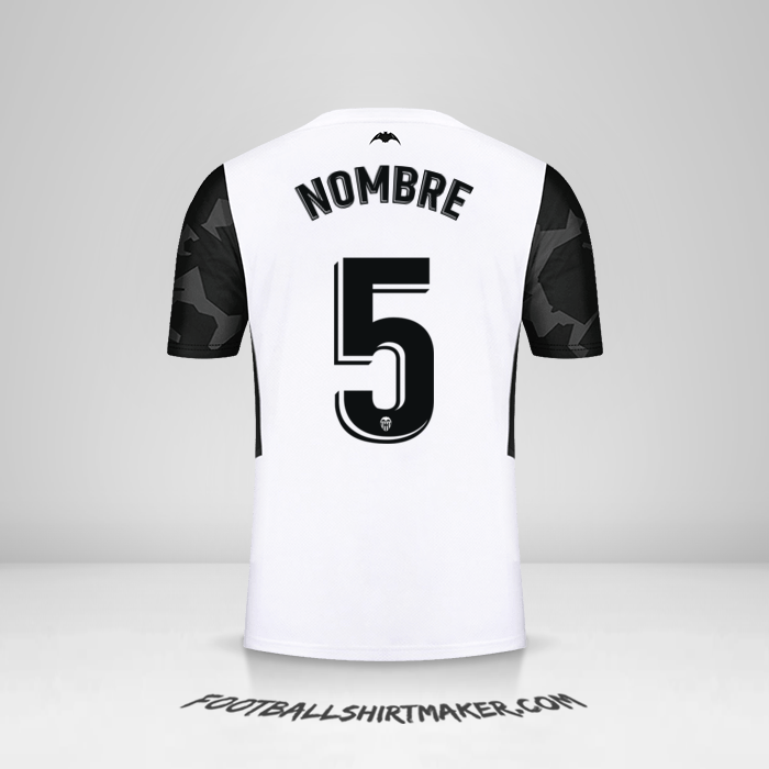 Camiseta Valencia CF 2021/2022 -  nombre - 5
