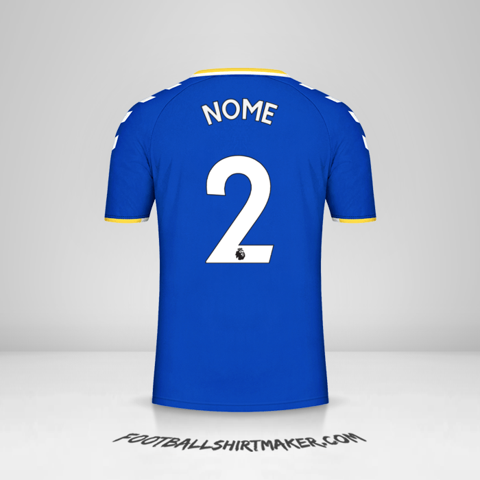 Maglia Everton FC 2021/2022 -  nome - 2