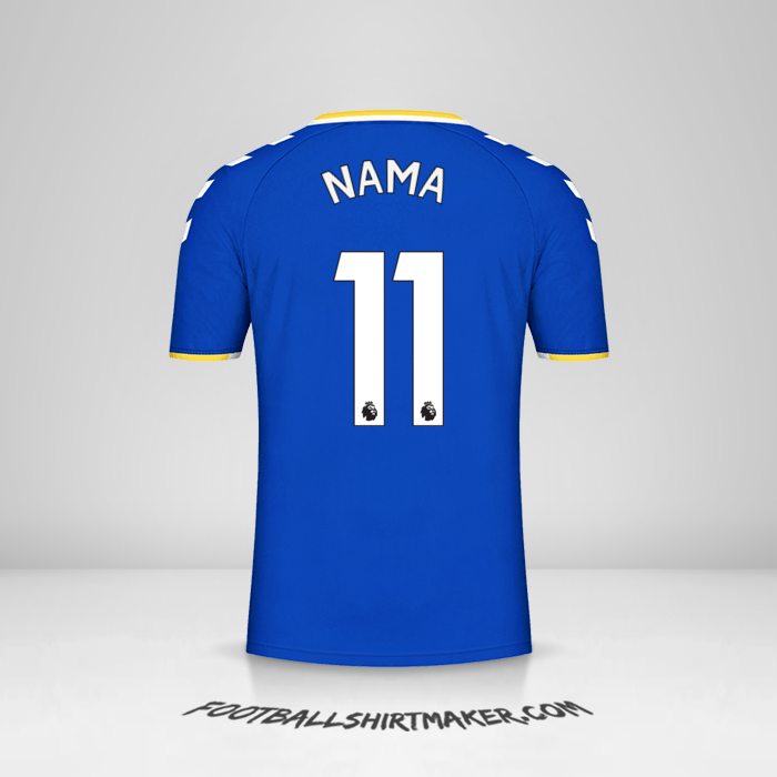 Jersey Everton FC 2021/2022 -  nama - 11