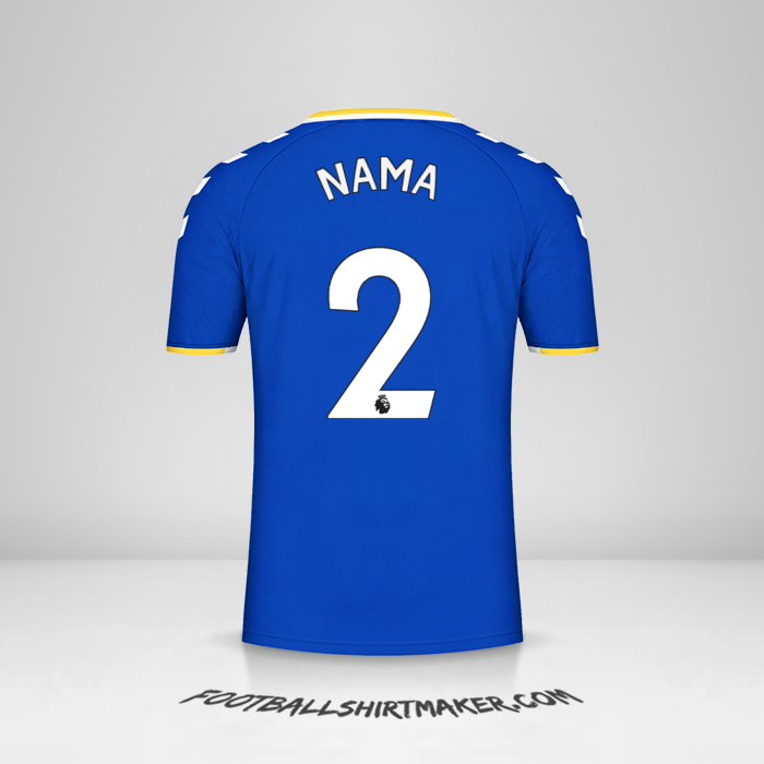 Jersey Everton FC 2021/2022 -  nama - 2