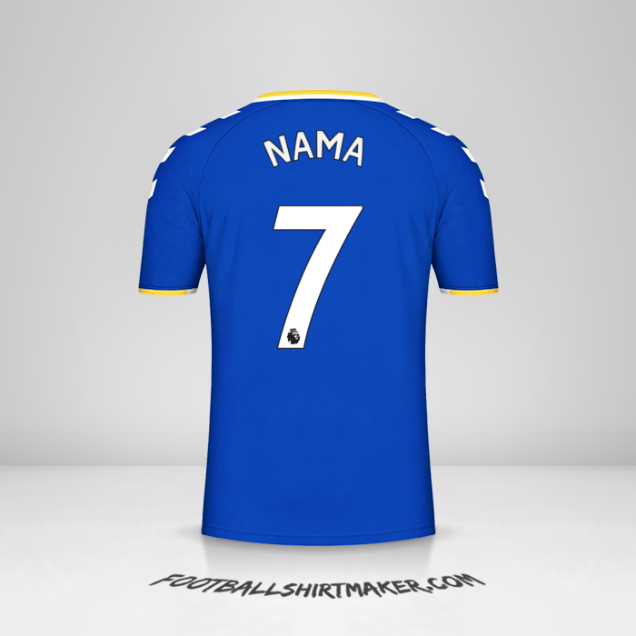 Jersey Everton FC 2021/2022 -  nama - 7