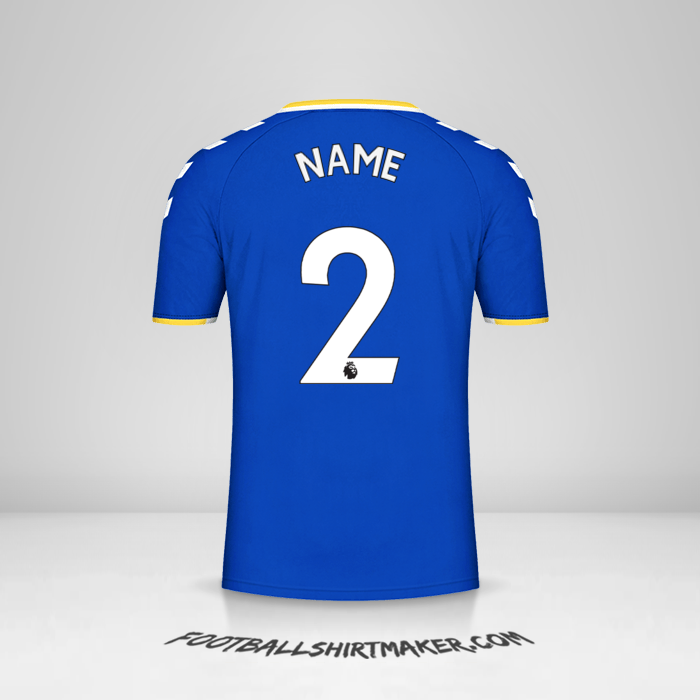Trikot Everton FC 2021/2022 -  name - 2