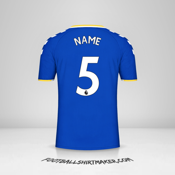 Jersey Everton FC 2021/2022 -  name - 5