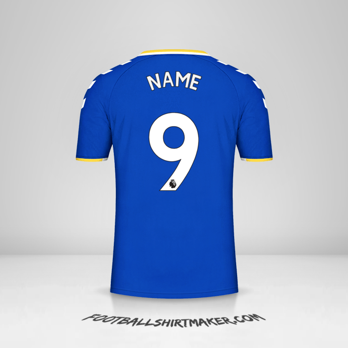 Trikot Everton FC 2021/2022 -  name - 9