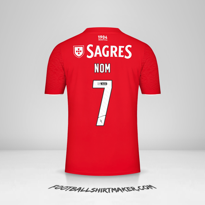 Maillot SL Benfica 2021/2022 -  nom - 7