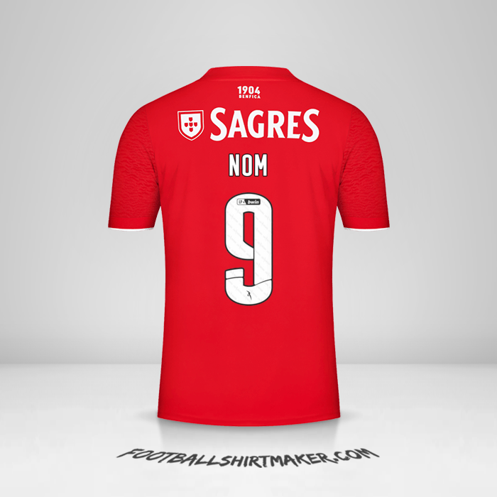 Maillot SL Benfica 2021/2022 -  nom - 9