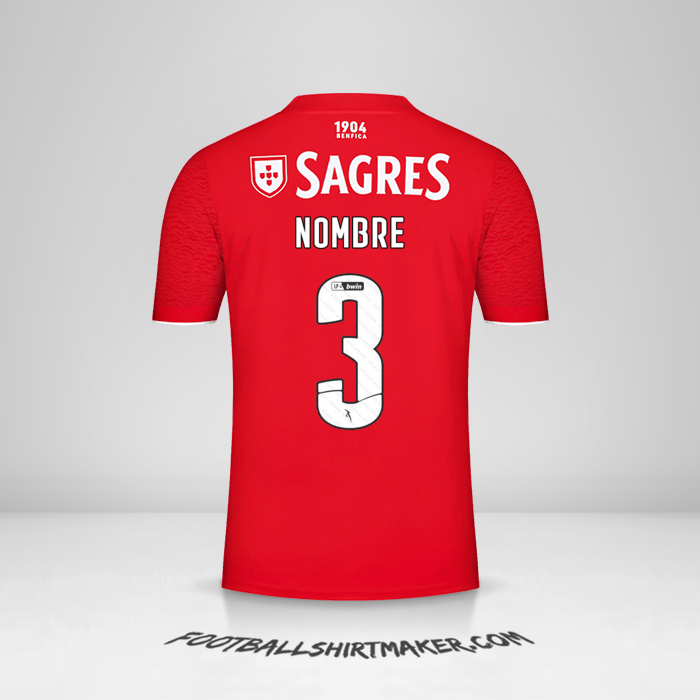 Camiseta SL Benfica 2021/2022 -  nombre - 3