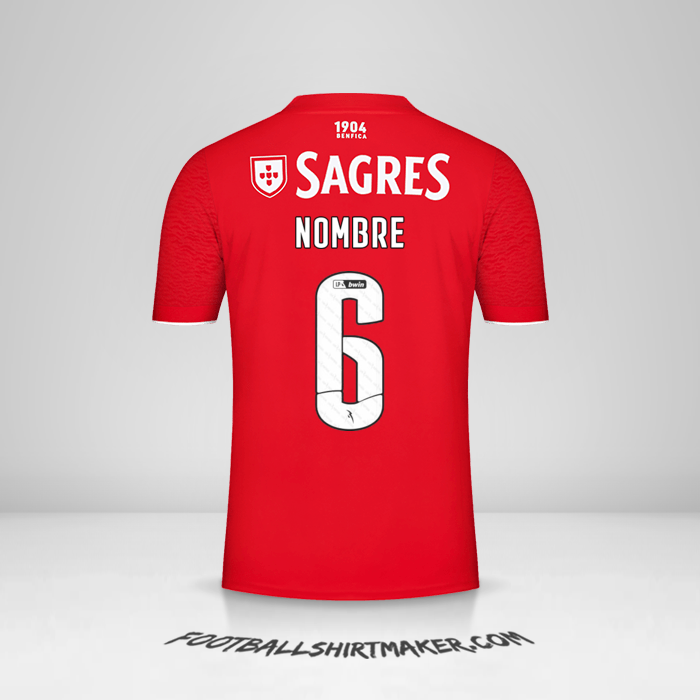 Jersey SL Benfica 2021/2022 -  nombre - 6