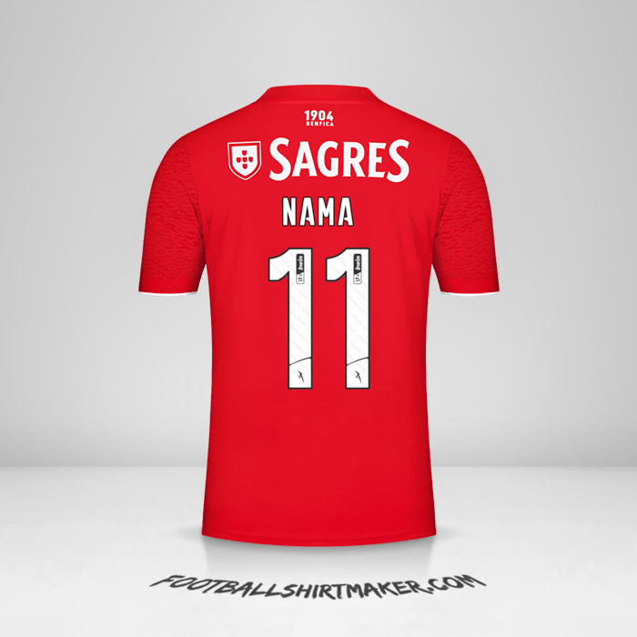 Jersey SL Benfica 2021/2022 -  nama - 11