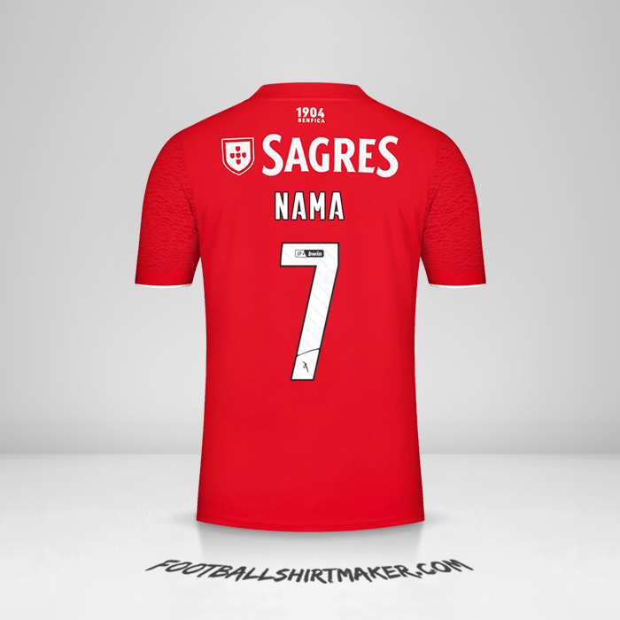 Jersey SL Benfica 2021/2022 -  nama - 7