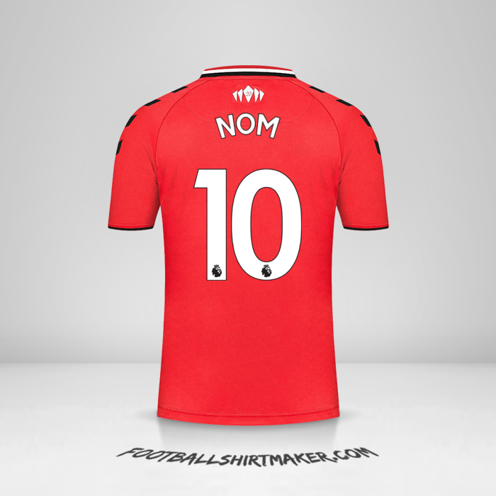 Maillot Southampton FC 2021/2022 -  nom - 10