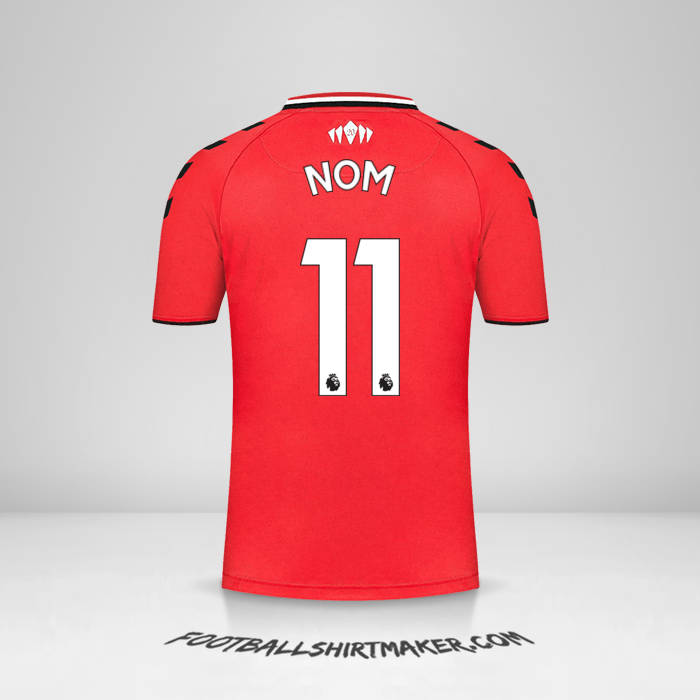 Maillot Southampton FC 2021/2022 -  nom - 11