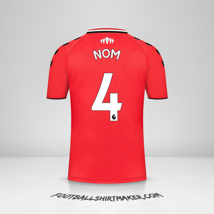 Maillot Southampton FC 2021/2022 -  nom - 4