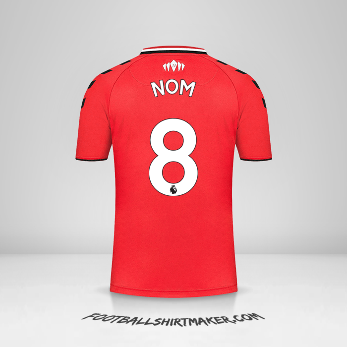 Maillot Southampton FC 2021/2022 -  nom - 8