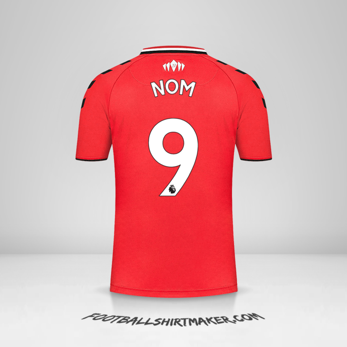 Maillot Southampton FC 2021/2022 -  nom - 9