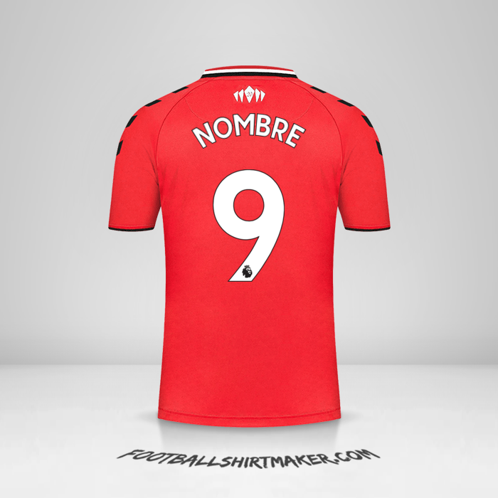 Jersey Southampton FC 2021/2022 -  nombre - 9