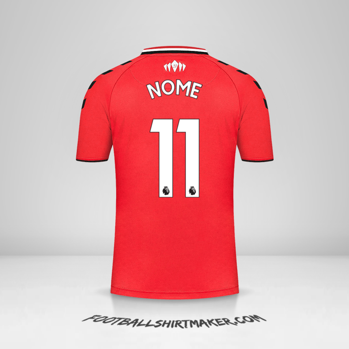 Camisa Southampton FC 2021/2022 -  nome - 11
