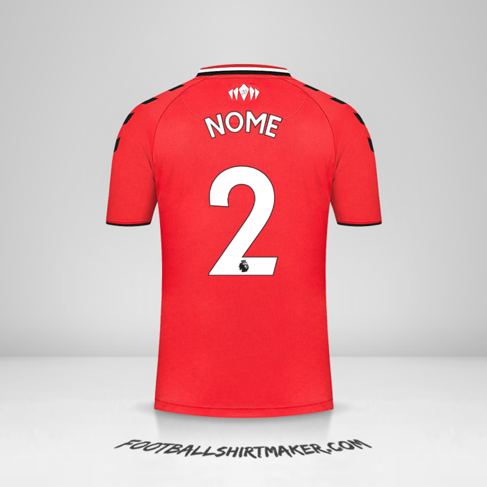 Camisa Southampton FC 2021/2022 -  nome - 2