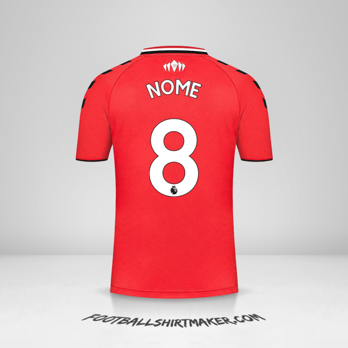 Camisa Southampton FC 2021/2022 -  nome - 8