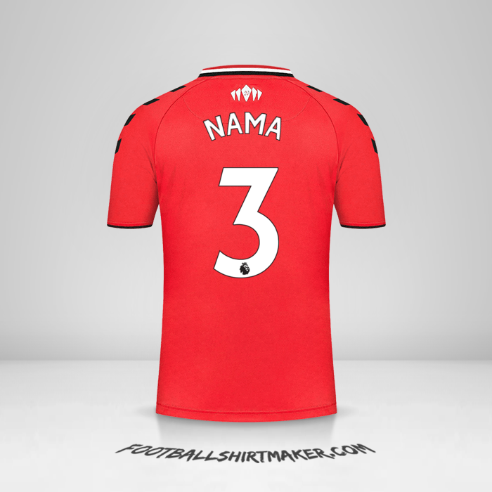 Jersey Southampton FC 2021/2022 -  nama - 3