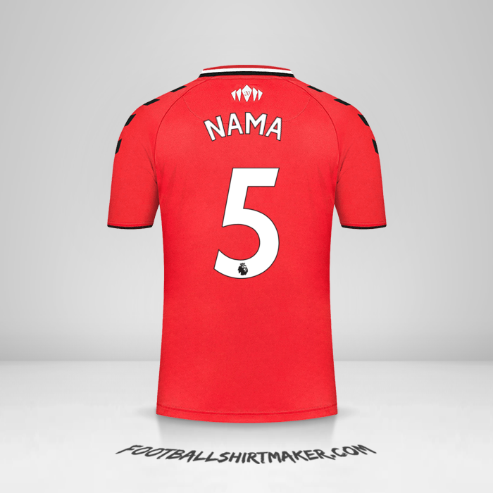 Jersey Southampton FC 2021/2022 -  nama - 5