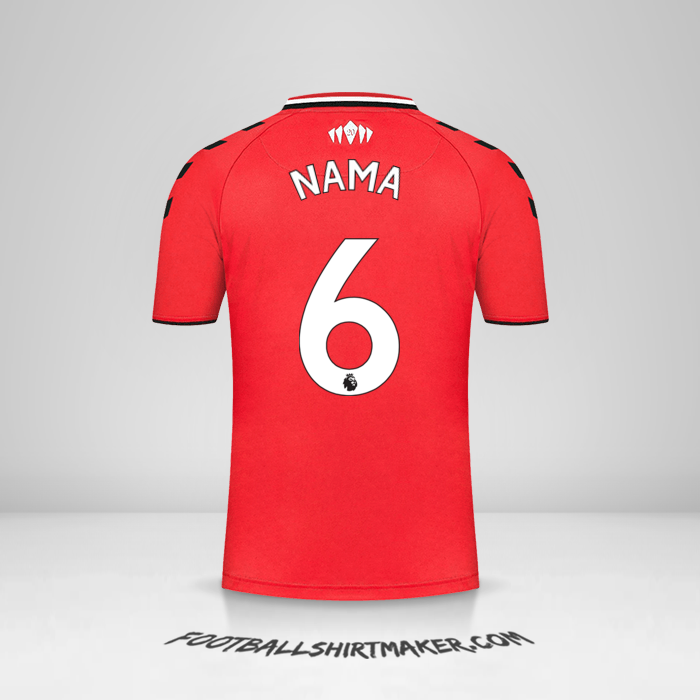 Jersey Southampton FC 2021/2022 -  nama - 6
