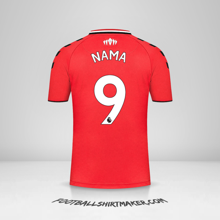 Jersey Southampton FC 2021/2022 -  nama - 9