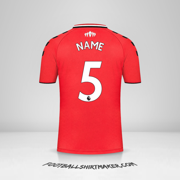 Jersey Southampton FC 2021/2022 -  name - 5