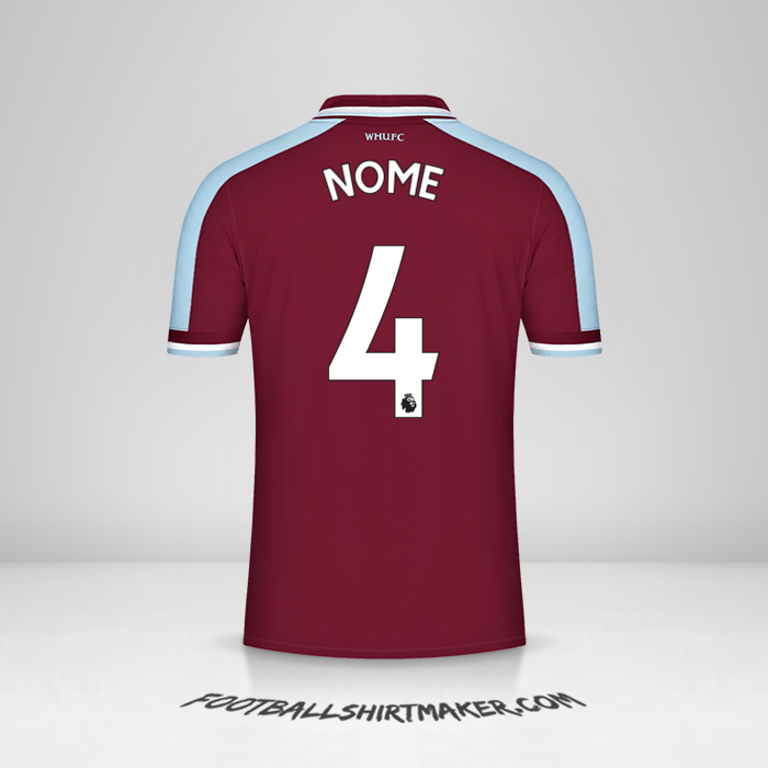 Maglia West Ham United FC 2021/2022 -  nome - 4