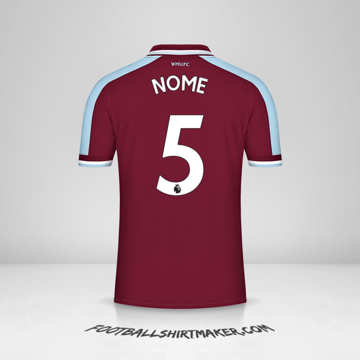 Maglia West Ham United FC 2021/2022 -  nome - 5