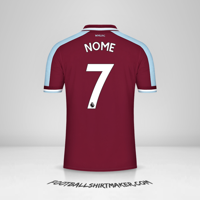 Maglia West Ham United FC 2021/2022 -  nome - 7