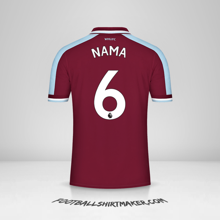 Jersey West Ham United FC 2021/2022 -  nama - 6