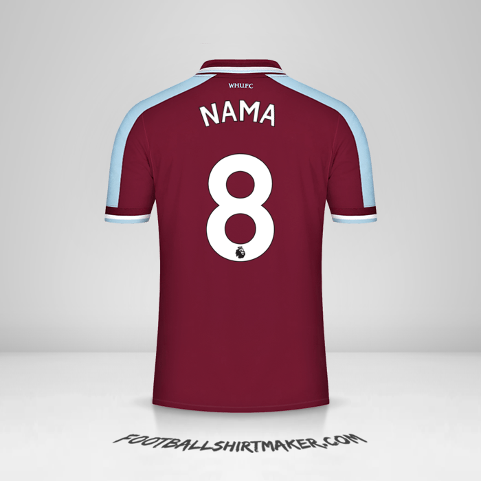 Jersey West Ham United FC 2021/2022 -  nama - 8