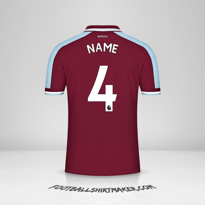 Trikot West Ham United FC 2021/2022 -  name - 4