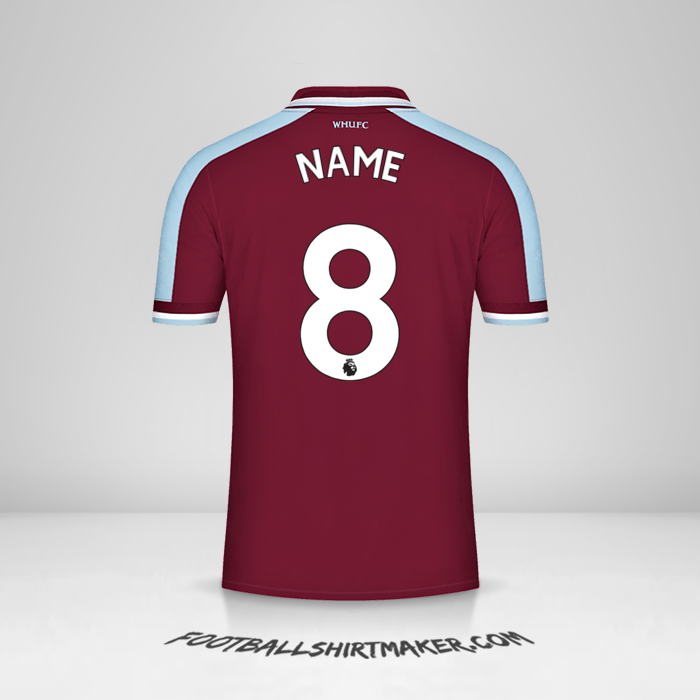 Trikot West Ham United FC 2021/2022 -  name - 8