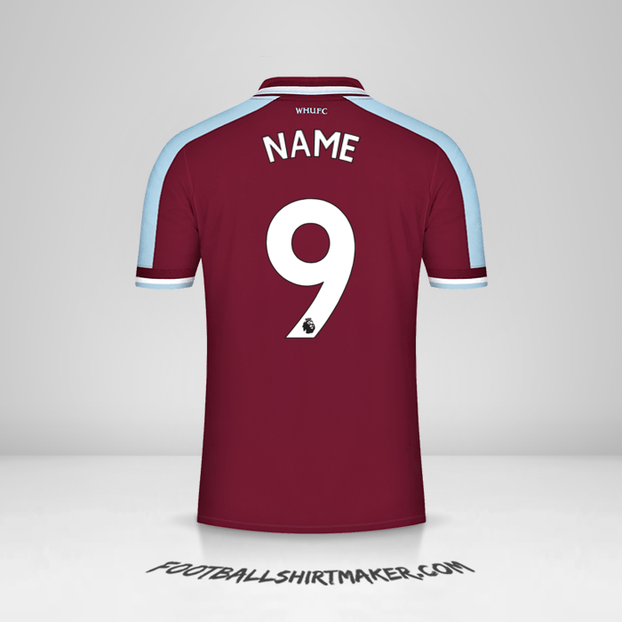 Jersey West Ham United FC 2021/2022 -  name - 9