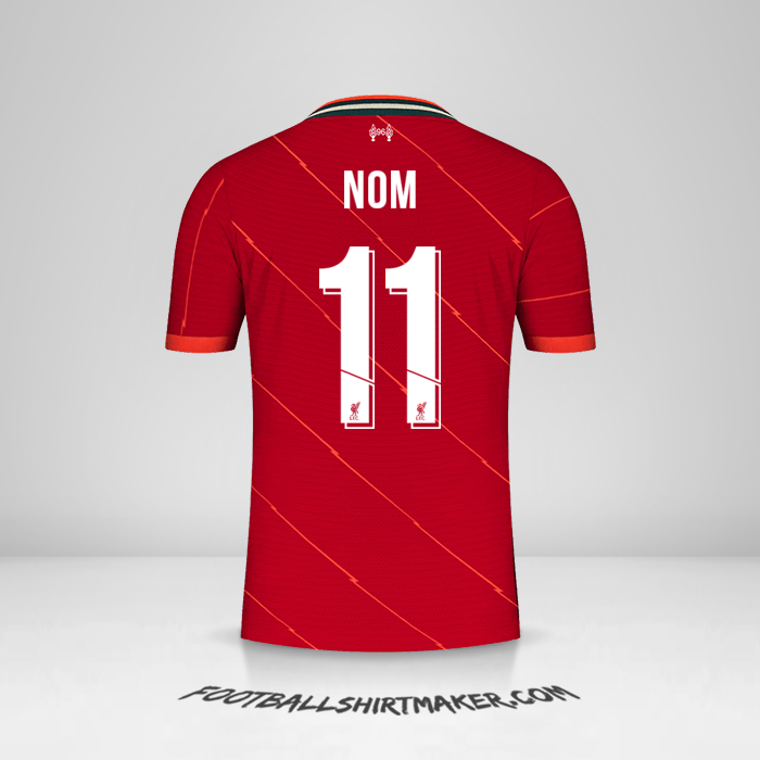 Maillot Liverpool FC Cup 2021/2022 -  nom - 11