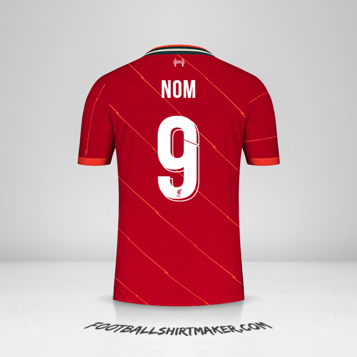 Maillot Liverpool FC Cup 2021/2022 -  nom - 9