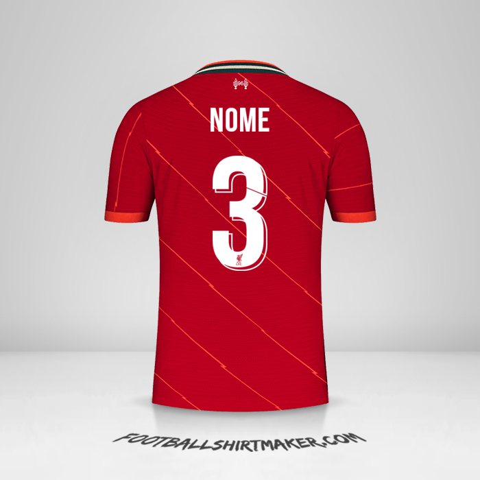 Maglia Liverpool FC Cup 2021/2022 -  nome - 3