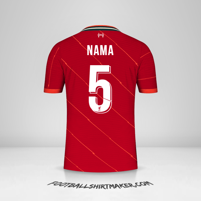 Jersey Liverpool FC Cup 2021/2022 -  nama - 5