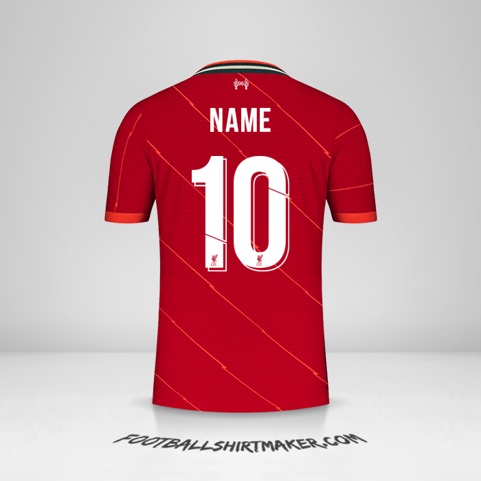 Trikot Liverpool FC Cup 2021/2022 -  name - 10