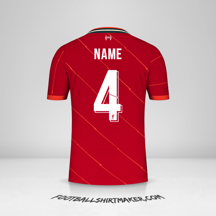Trikot Liverpool FC Cup 2021/2022 -  name - 4