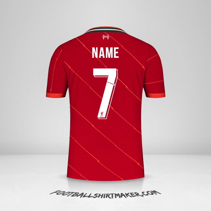Trikot Liverpool FC Cup 2021/2022 -  name - 7