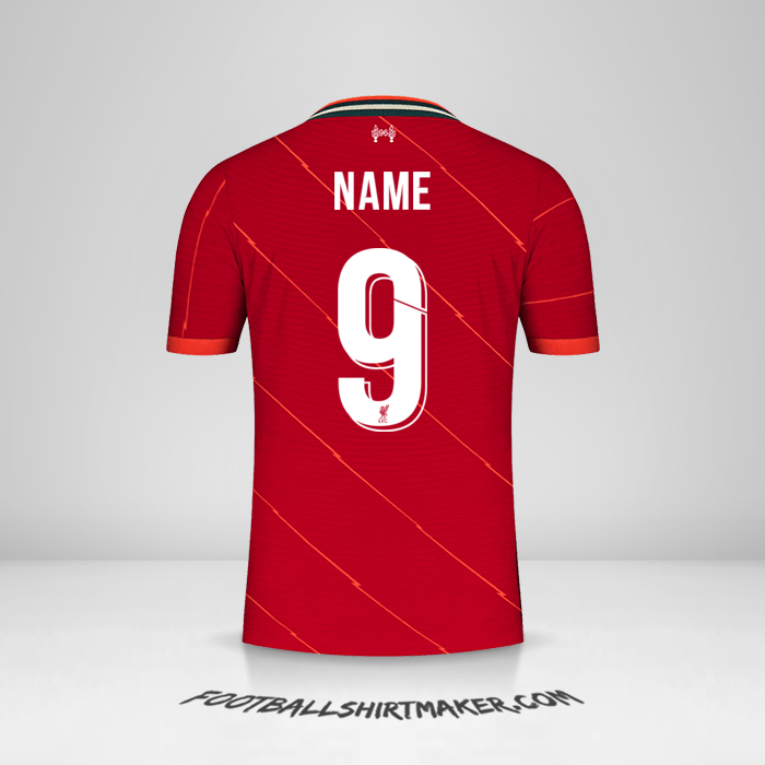 Trikot Liverpool FC Cup 2021/2022 -  name - 9