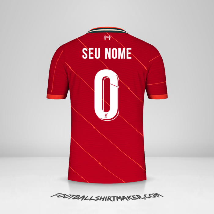 Camisa Liverpool FC Cup 2021/2022 -  seu nome - 0