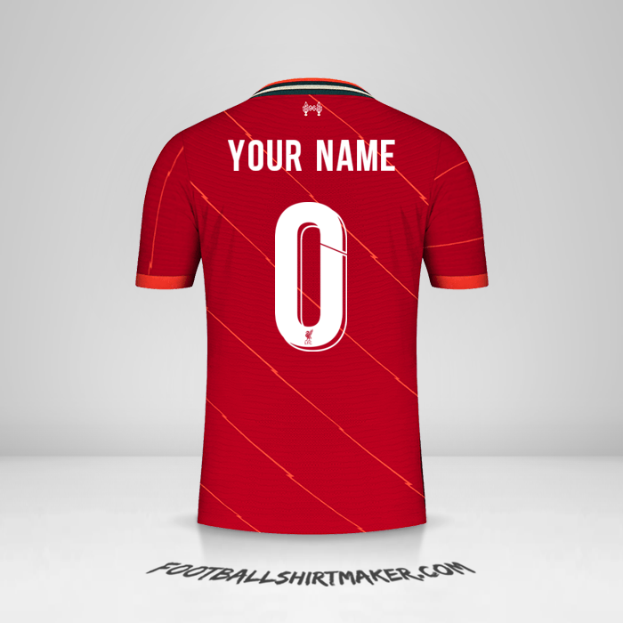 Shirt Liverpool FC Cup 2021/2022 -  your name - 0