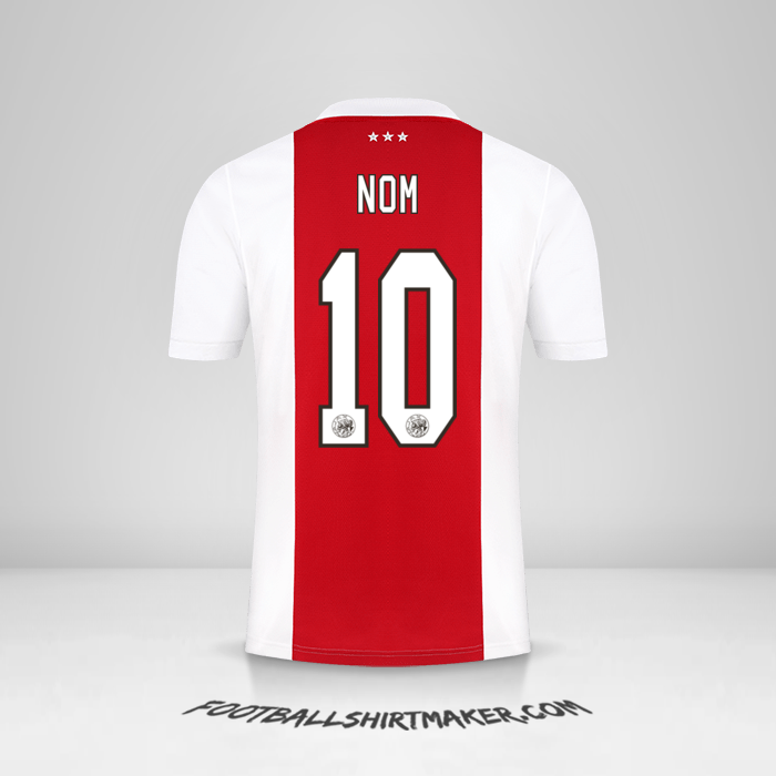 Maillot AFC Ajax 2021/2022 -  nom - 10