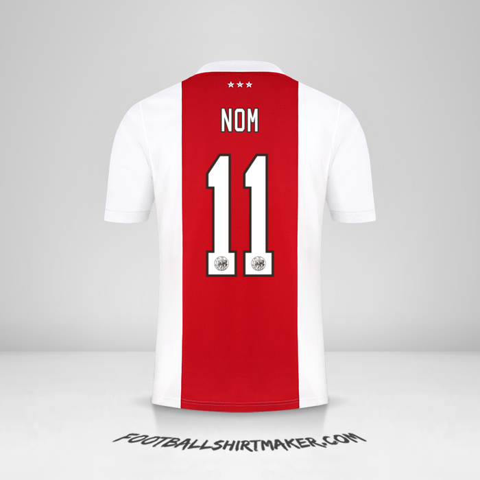 Maillot AFC Ajax 2021/2022 -  nom - 11